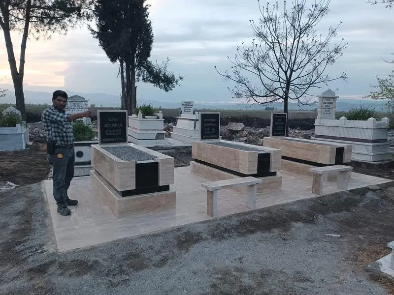 Gaziantep Aile Mezarı ve Mermer Mezar Modelleri - Profesyonel Mermerci İşçiliği